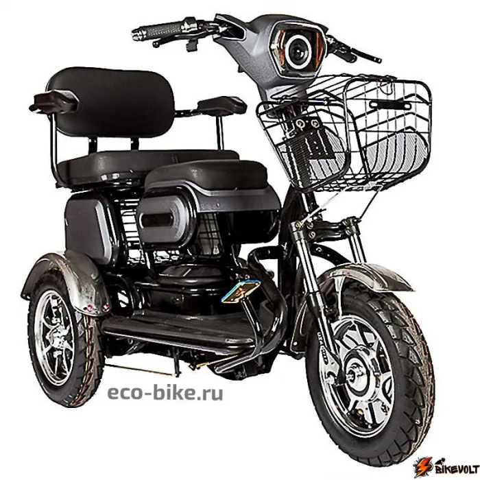Трицикл Rutrike S2 V3 500W 48v 18Ah - электроскутер — изображение 5