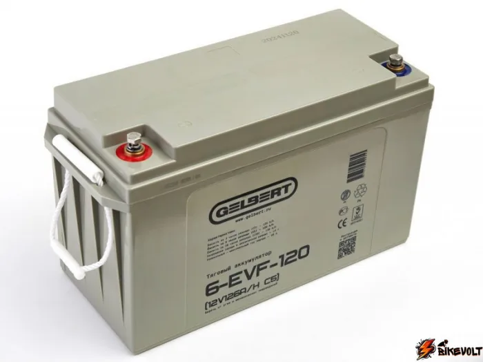 Тяговый аккумулятор Gelbert 6-EVF-120 (12V126A/H C5) — изображение 1