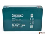 Тяговый аккумулятор Gelbert 6-EVF-32 (12V34.6A/H C5) — изображение 2