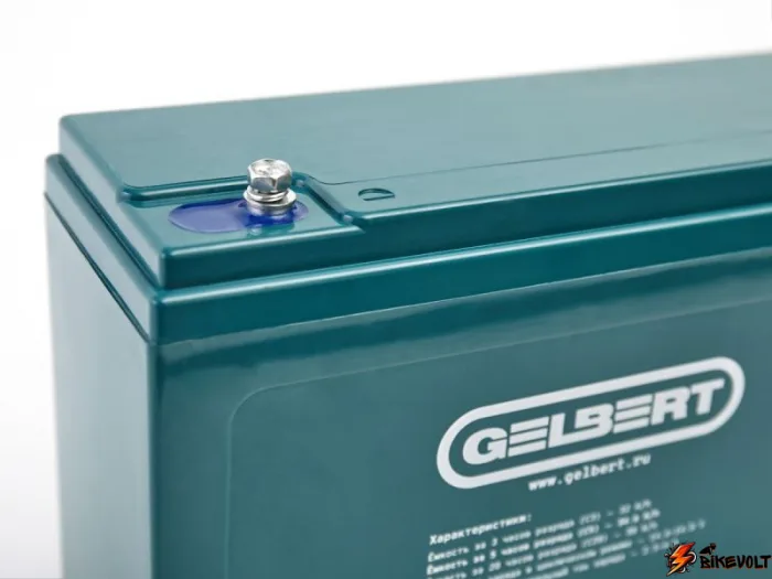 Тяговый аккумулятор Gelbert 6-EVF-32 (12V34.6A/H C5) — изображение 6