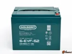 Тяговый аккумулятор Gelbert 6-EVF-52 (12V55A/H C5) — изображение 3