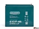 Тяговый аккумулятор Gelbert 6-EVF-55 (12V58.5A/H C5) — изображение 5
