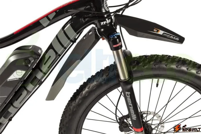 Электровелосипед (велогибрид) BENELLI FAT NERONE (С РУЧКОЙ ГАЗА) Чёрный — изображение 8