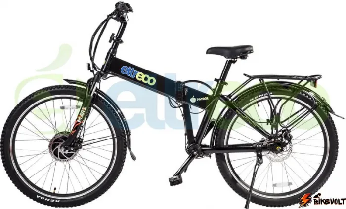 Электровелосипед eltreco patrol кардан 26 disk matt black — изображение 4