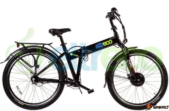 Электровелосипед eltreco patrol кардан 28 black — изображение 11