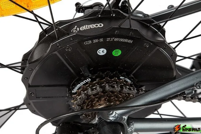 Электровелосипед Eltreco XT880 Чёрный — изображение 6