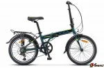 Электровелосипед Stels Pilot 630 (20", темно-зеленый) 36V 350W — изображение 6