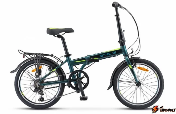 velogibrid-stels-pilot-630-20-temno-zelenyj-36v-350w-5 Электровелосипед Stels Pilot 630 (20", темно-зеленый) 36V 350W — изображение 6