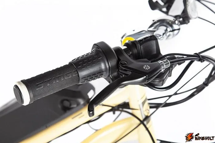 Электровелосипед Stinger Victoria 26 (17", бежевый) 36V 250W — изображение 3