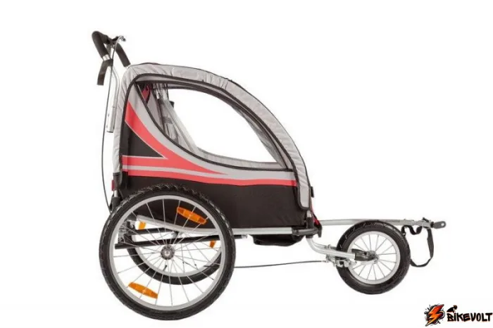 Велоприцеп для перевозки 2-ух детей VIC-1302 (BTA 19) — изображение 2