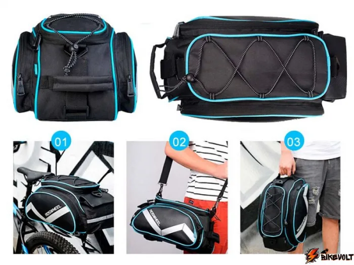 Велосумка на багажник Roswheel Bag 300D PU (13L) — изображение 6