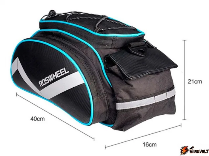 Велосумка на багажник Roswheel Bag 300D PU (13L) — изображение 10