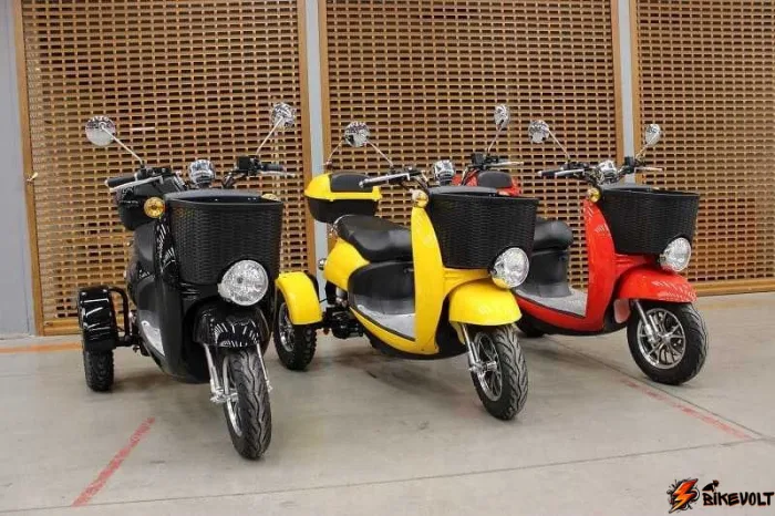 Трехколесный электроскутер Vespa Pro 60v 20Ah 1000w — изображение 2