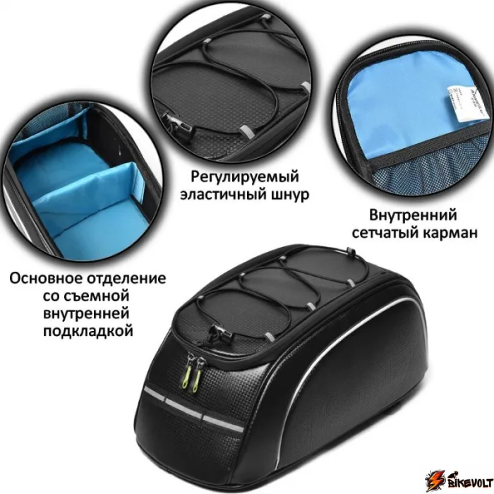 Влагозащищенная вело-мото сумка bikevolt Anmeilu — изображение 4