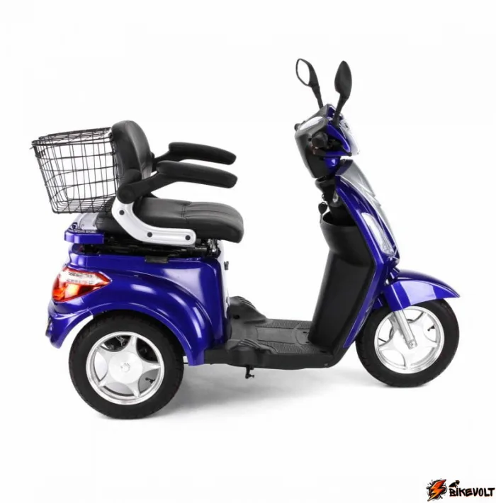 Электроскутер Volteco Trike 1000W  Blue синий — изображение 3