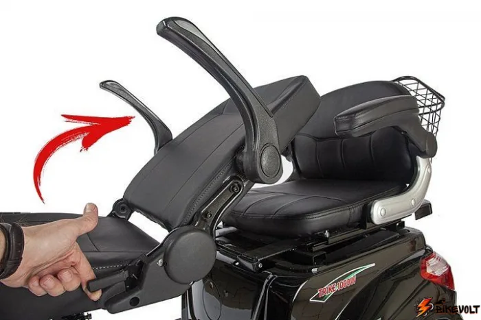 Электроскутер VOLTECO TRIKE L NEW 1000W 60V/20A двухместный — изображение 6