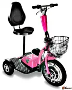 Zappy3 Pro Flex - электросамокат 500w 36v 12Ah электротрицикл трехколесный — изображение 4